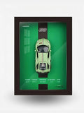 Premium Aesthetic Sports Car Wall Frame
