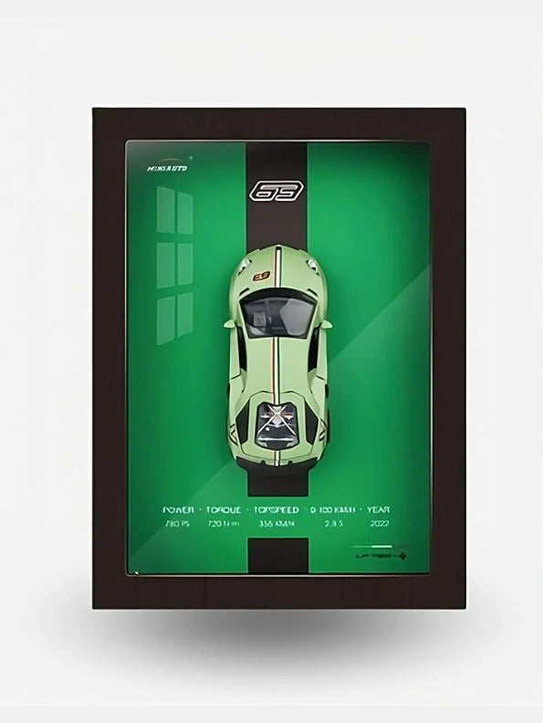 Premium Aesthetic Sports Car Wall Frame