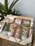Wellness Gift Box for Her | Wellness Spa Gift Set | Self-Care Box with Shower Gel, Body Lotion, Scrub & Spa Accessories